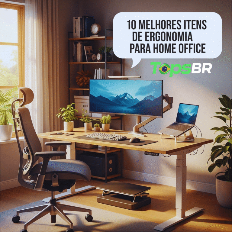10 Melhores itens de Ergonomia para Home Office - TopsBR
