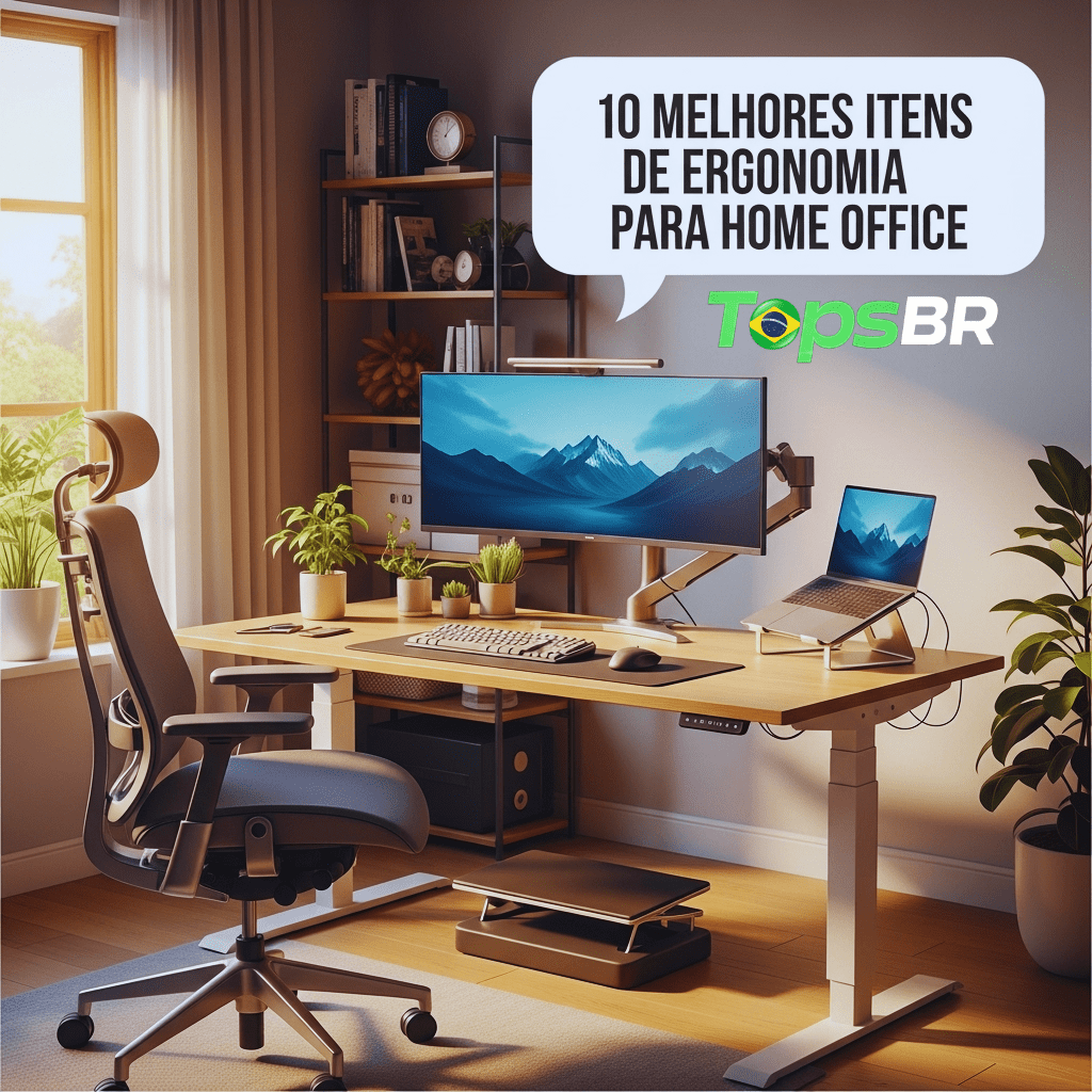 10 Melhores itens de Ergonomia para Home Office - TopsBR